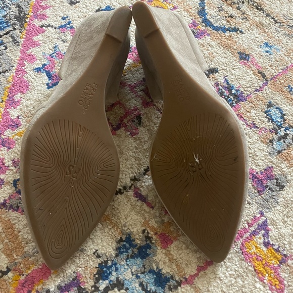 Franco Sarto Leather Wedge Pump - Picture 4 of 6